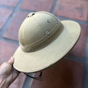 Vintage Safari Hat Hard Made in Vietnam Adjustable One Size Fits Most